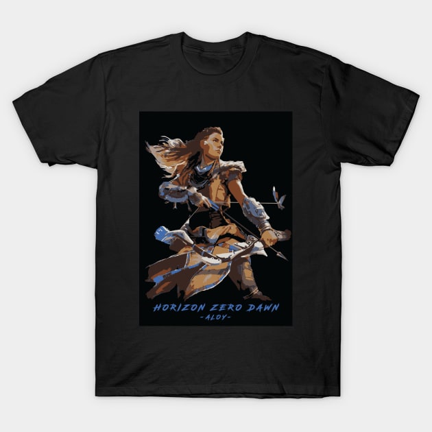 Horizon zero dawn Aloy T-Shirt by Durro